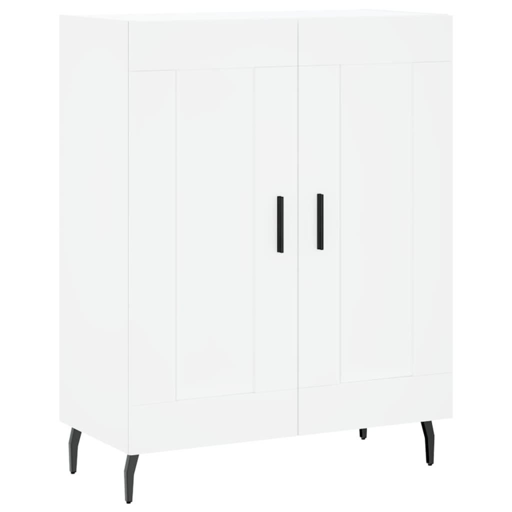Komoda, baltos spalvos, 69,5x34x180cm, apdirbta mediena