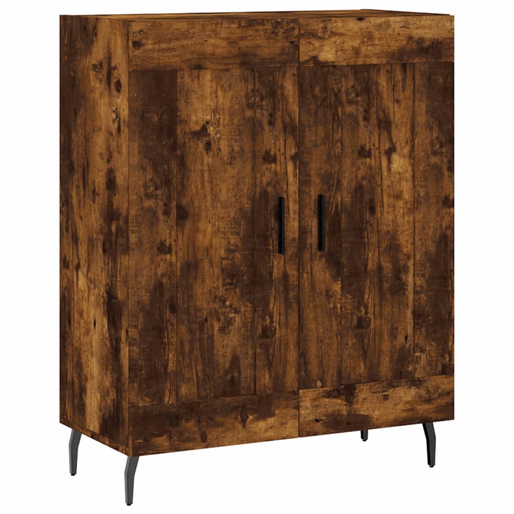 Komoda, dūminio ąžuolo spalvos, 69,5x34x180cm, apdirbta mediena