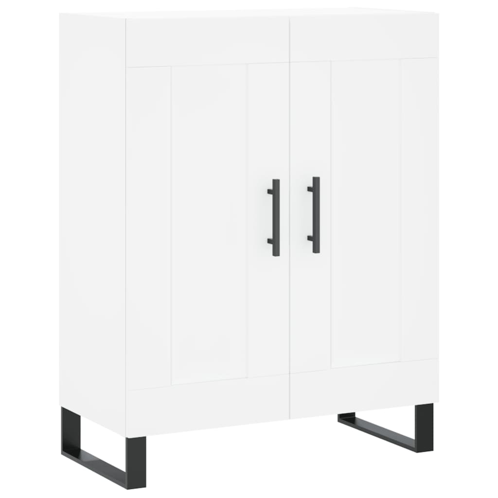 Komoda, baltos spalvos, 69,5x34x180cm, apdirbta mediena