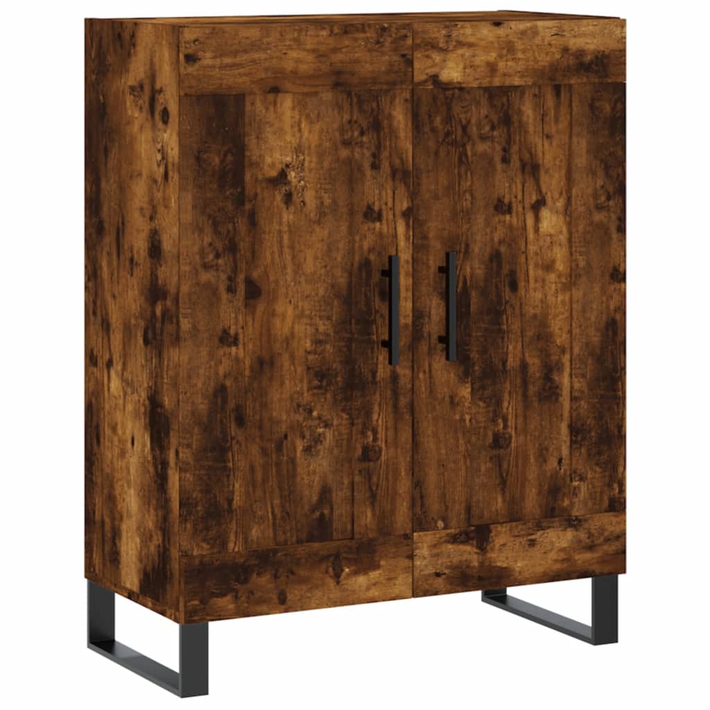 Komoda, dūminio ąžuolo spalvos, 69,5x34x180cm, apdirbta mediena