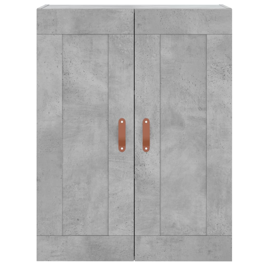 Komoda, betono pilkos spalvos, 69,5x34x180cm, apdirbta mediena