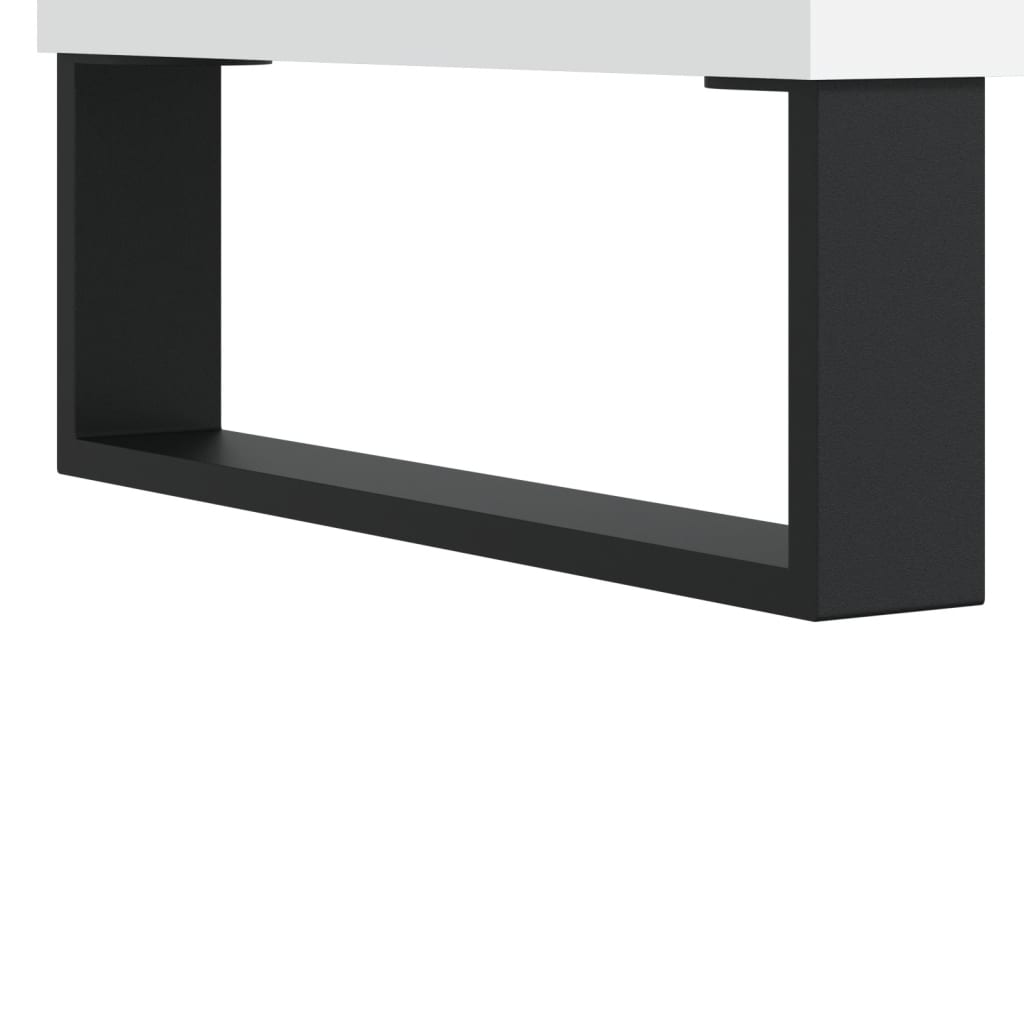 Kumode, balta, 69,5x34x180cm, apstrādāta koksne