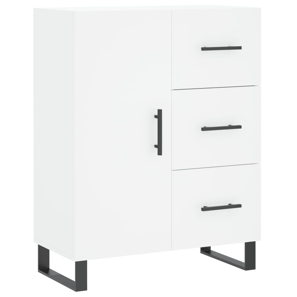 Kumode, balta, 69,5x34x180cm, apstrādāta koksne