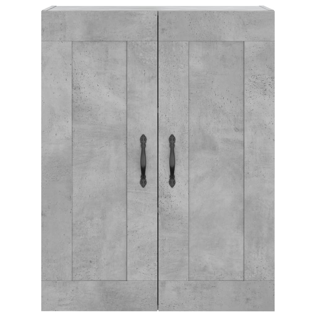 Komoda, betono pilkos spalvos, 69,5x34x180cm, apdirbta mediena