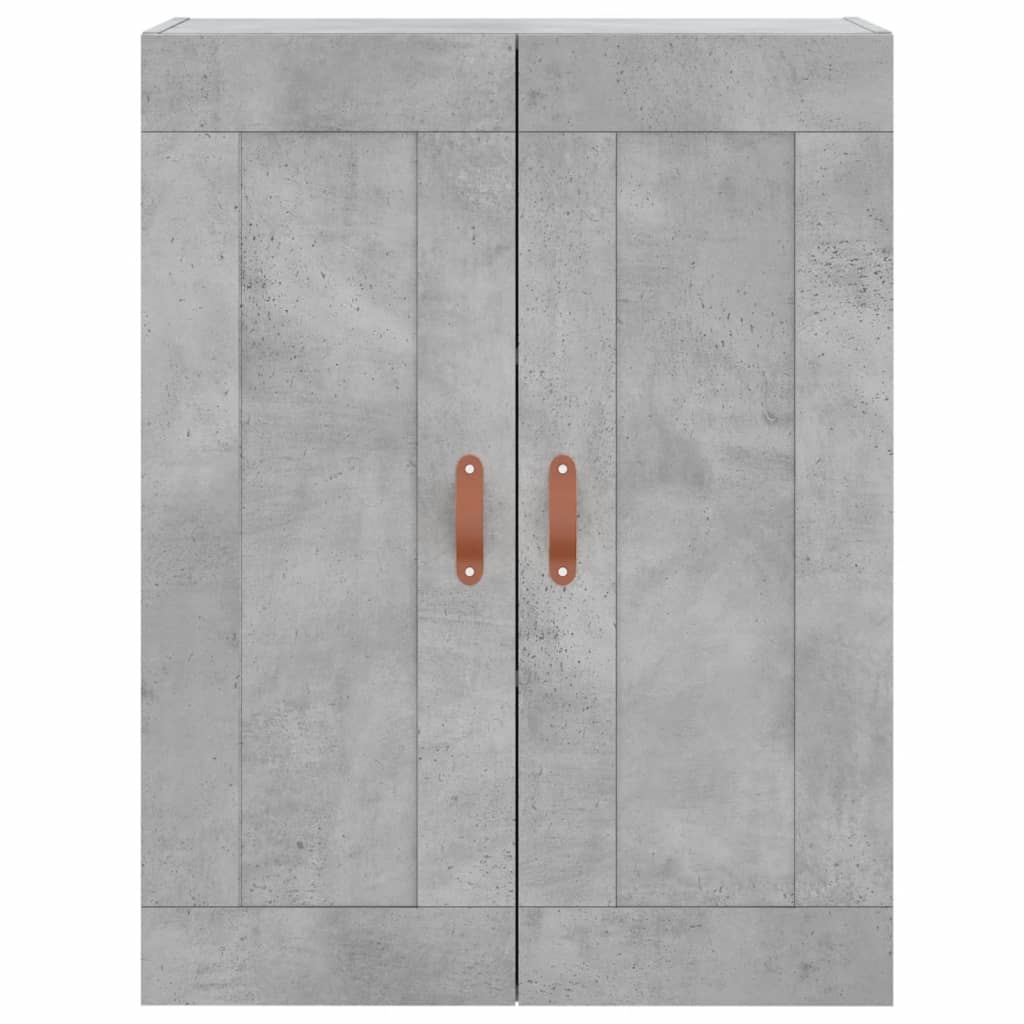 Komoda, betono pilkos spalvos, 69,5x34x180cm, apdirbta mediena