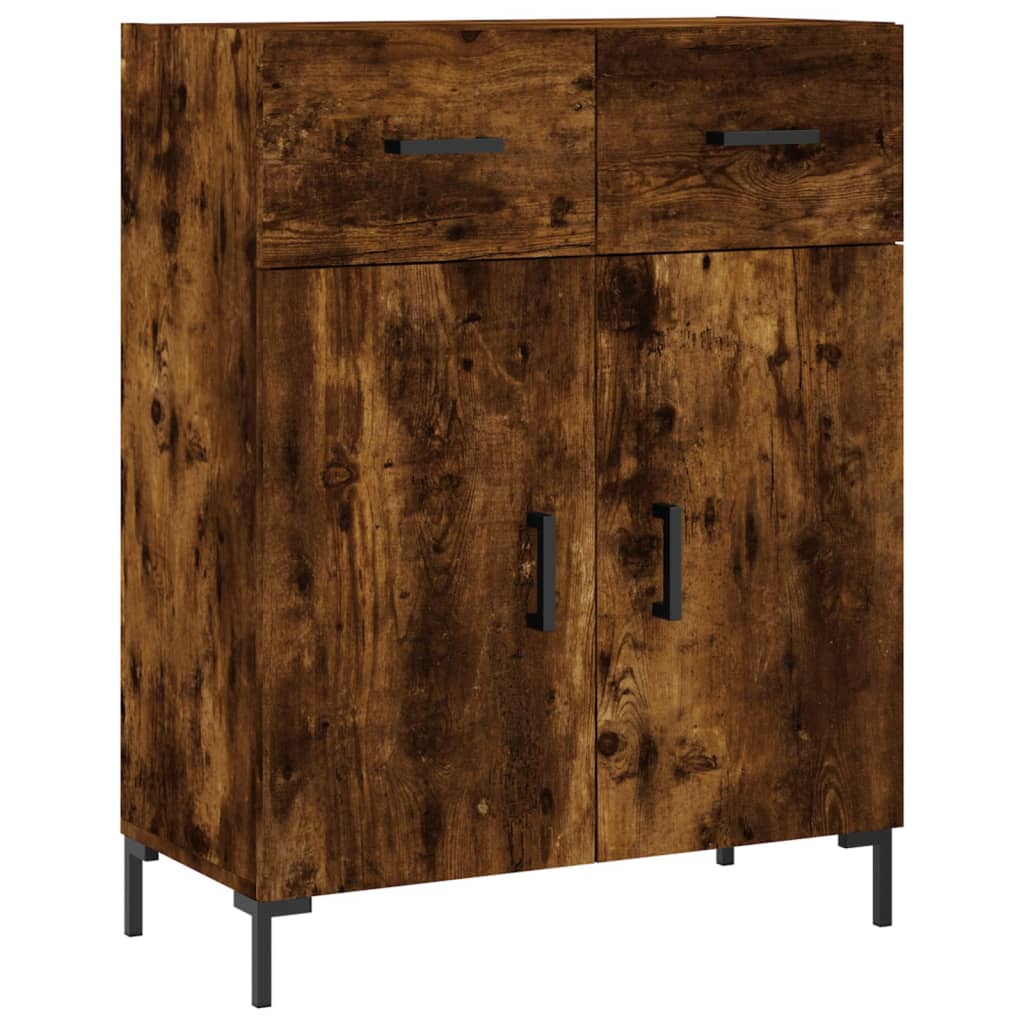 Komoda, dūminio ąžuolo spalvos, 69,5x34x180cm, apdirbta mediena