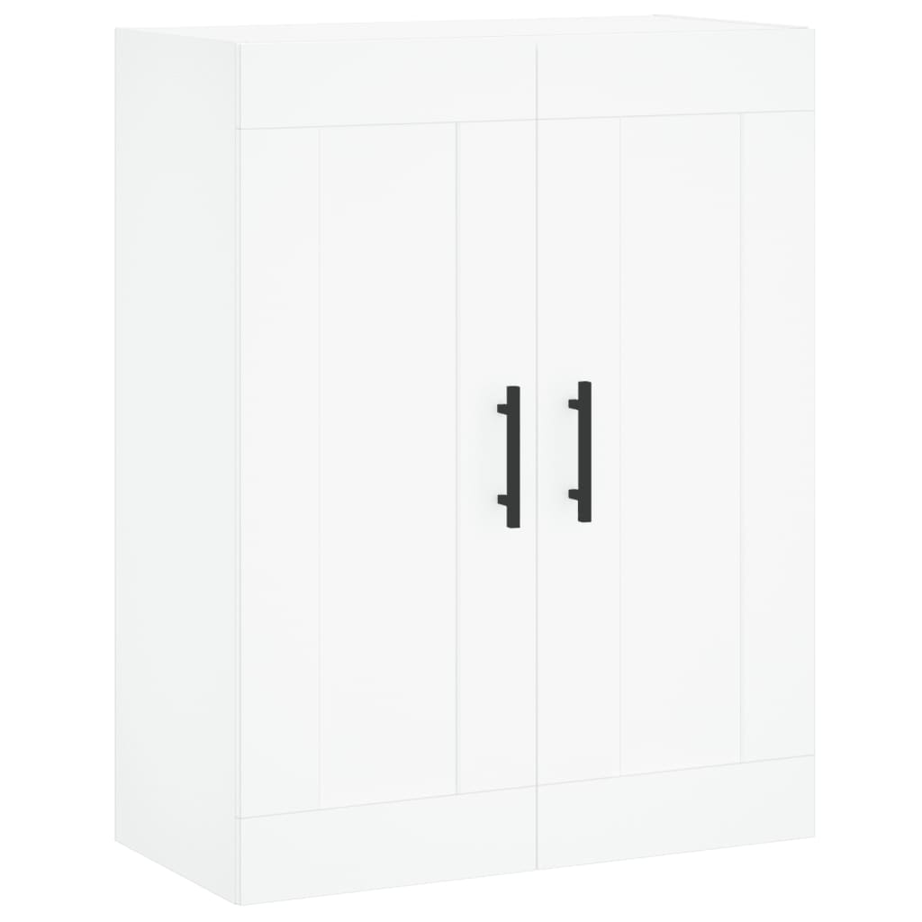 Chest of drawers, white, 69.5x34x180cm, engineered wood