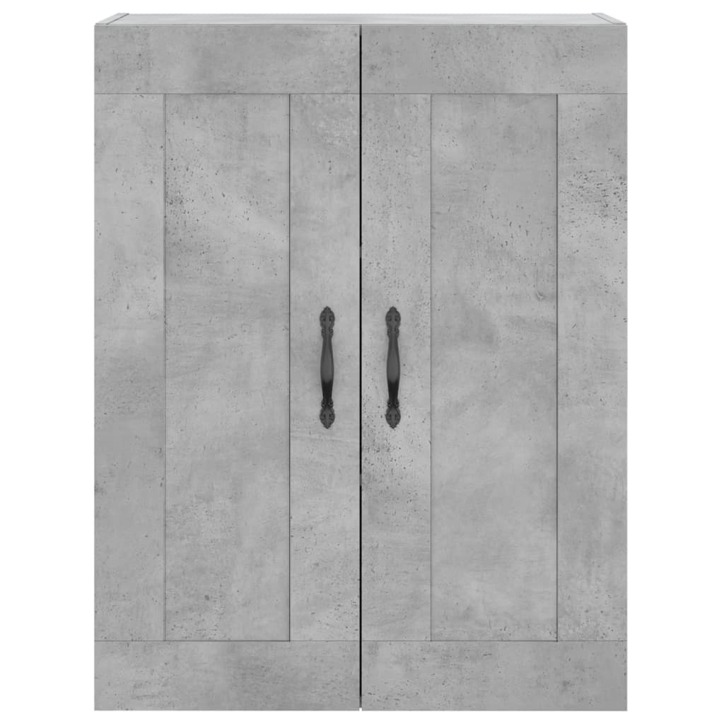 Komoda, betono pilkos spalvos, 69,5x34x180cm, apdirbta mediena