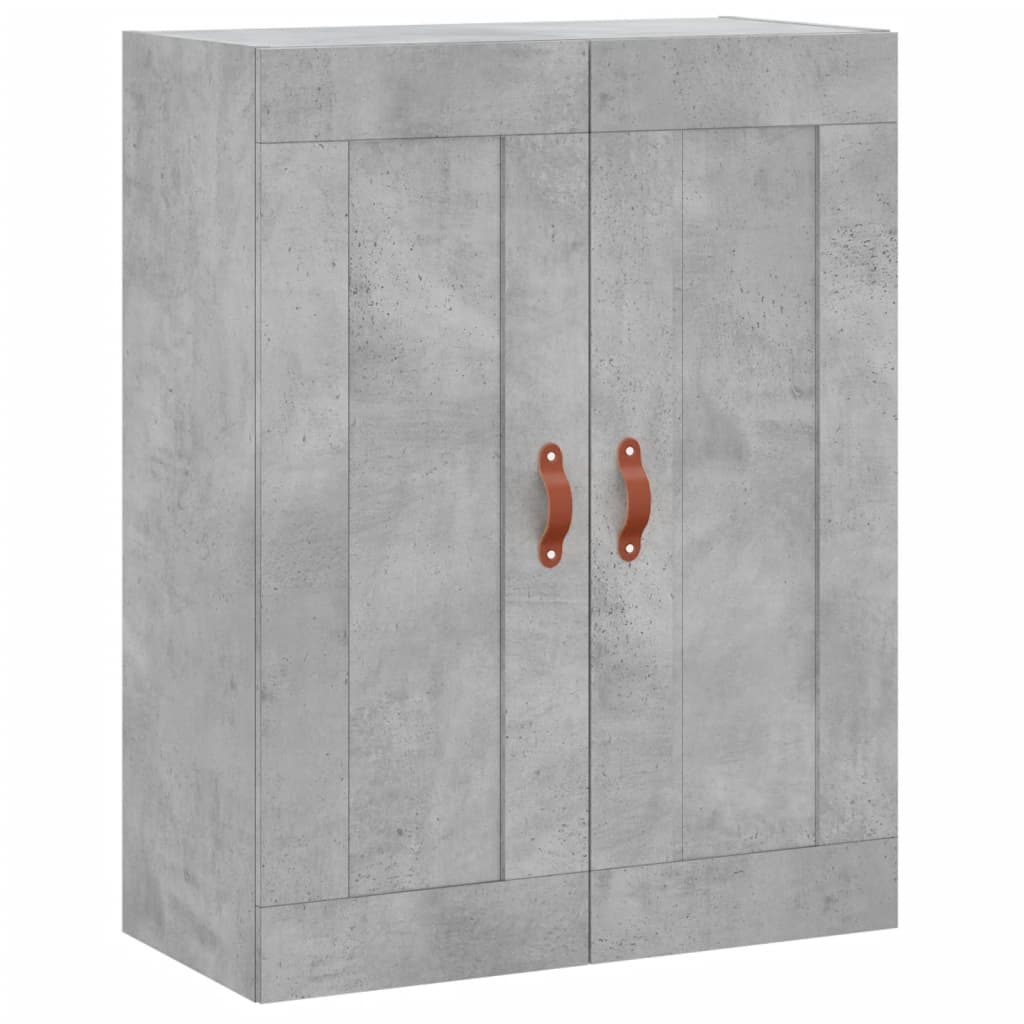 Komoda, betono pilkos spalvos, 69,5x34x180cm, apdirbta mediena