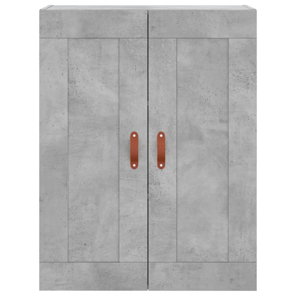Komoda, betono pilkos spalvos, 69,5x34x180cm, apdirbta mediena