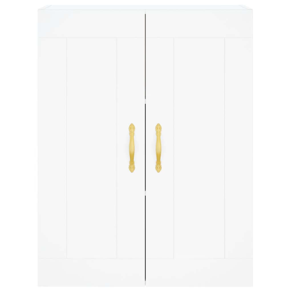 Komoda, baltos spalvos, 69,5x34x180cm, apdirbta mediena