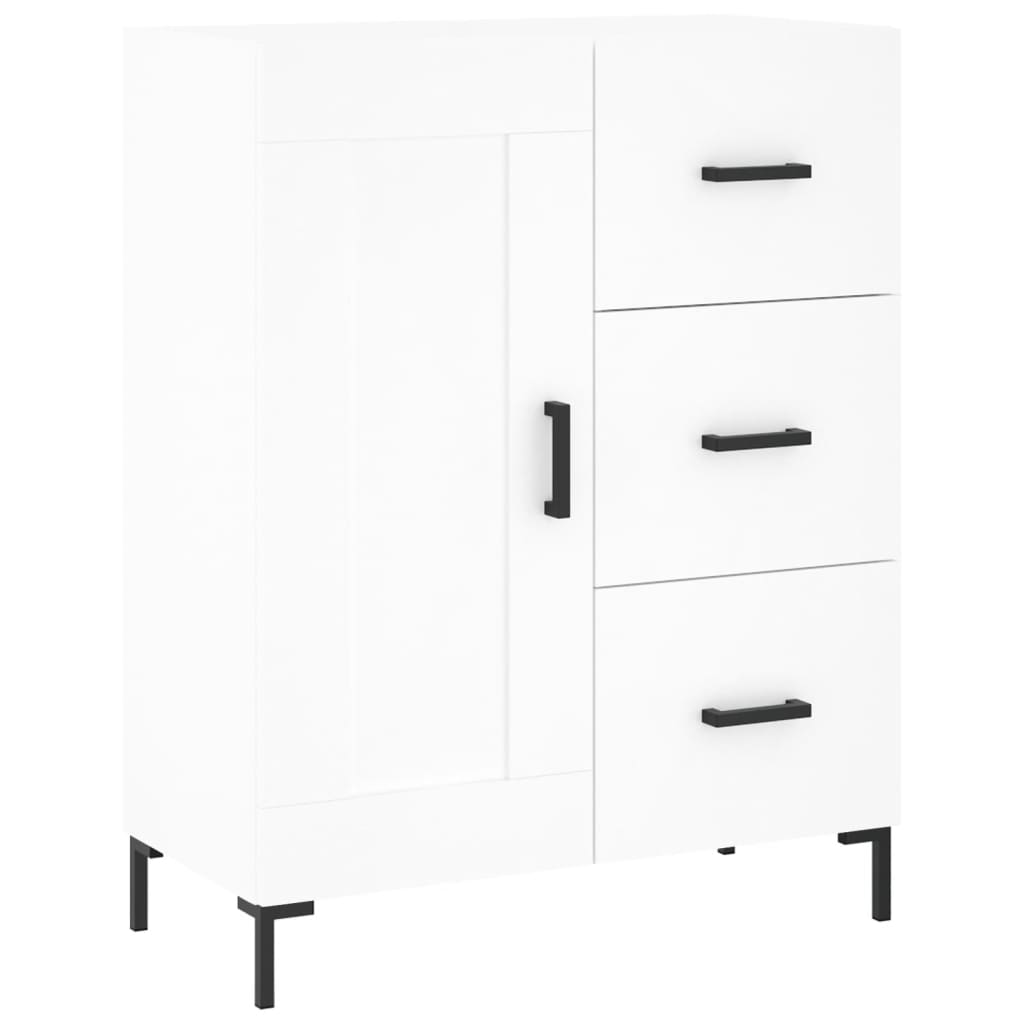 Kumode, balta, 69,5x34x180cm, apstrādāta koksne