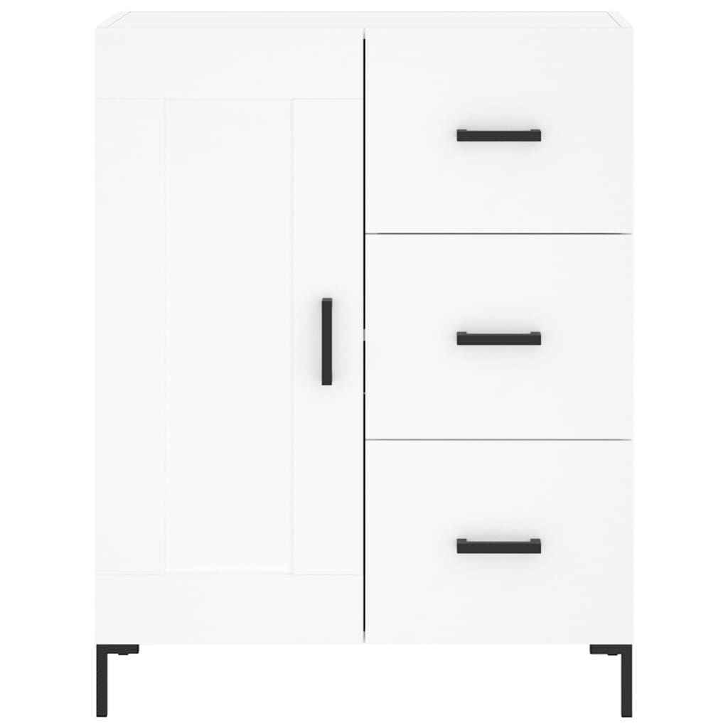 Kumode, balta, 69,5x34x180cm, apstrādāta koksne