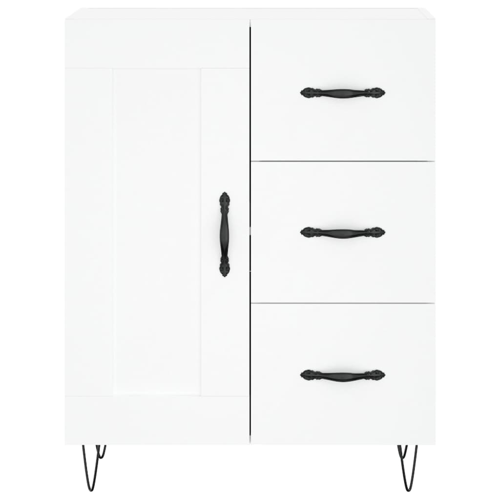 Kumode, balta, 69,5x34x180cm, apstrādāta koksne