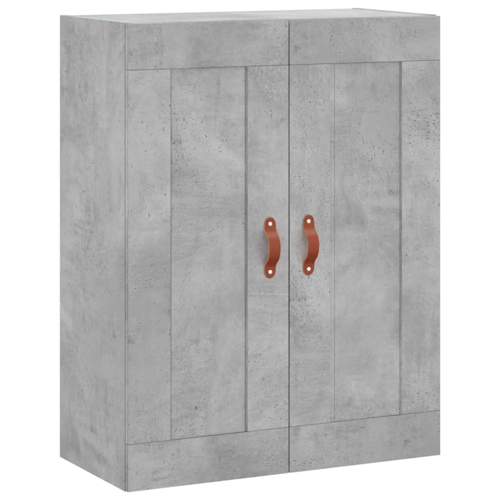 Komoda, betono pilkos spalvos, 69,5x34x180cm, apdirbta mediena