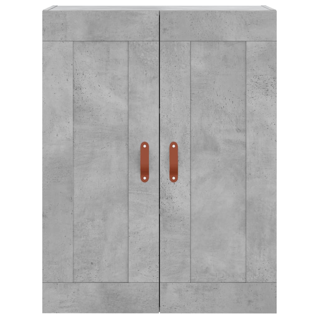 Komoda, betono pilkos spalvos, 69,5x34x180cm, apdirbta mediena