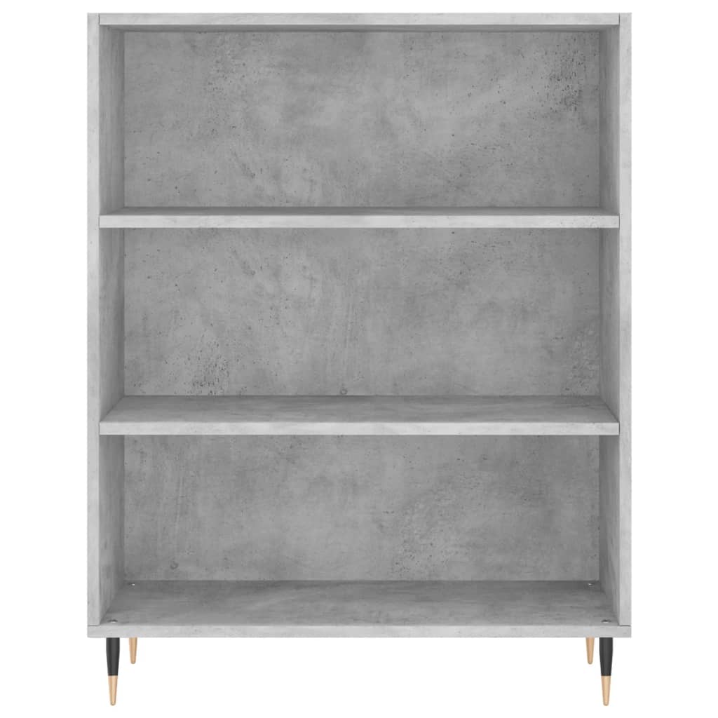 Komoda, betono pilkos spalvos, 69,5x34x180cm, apdirbta mediena