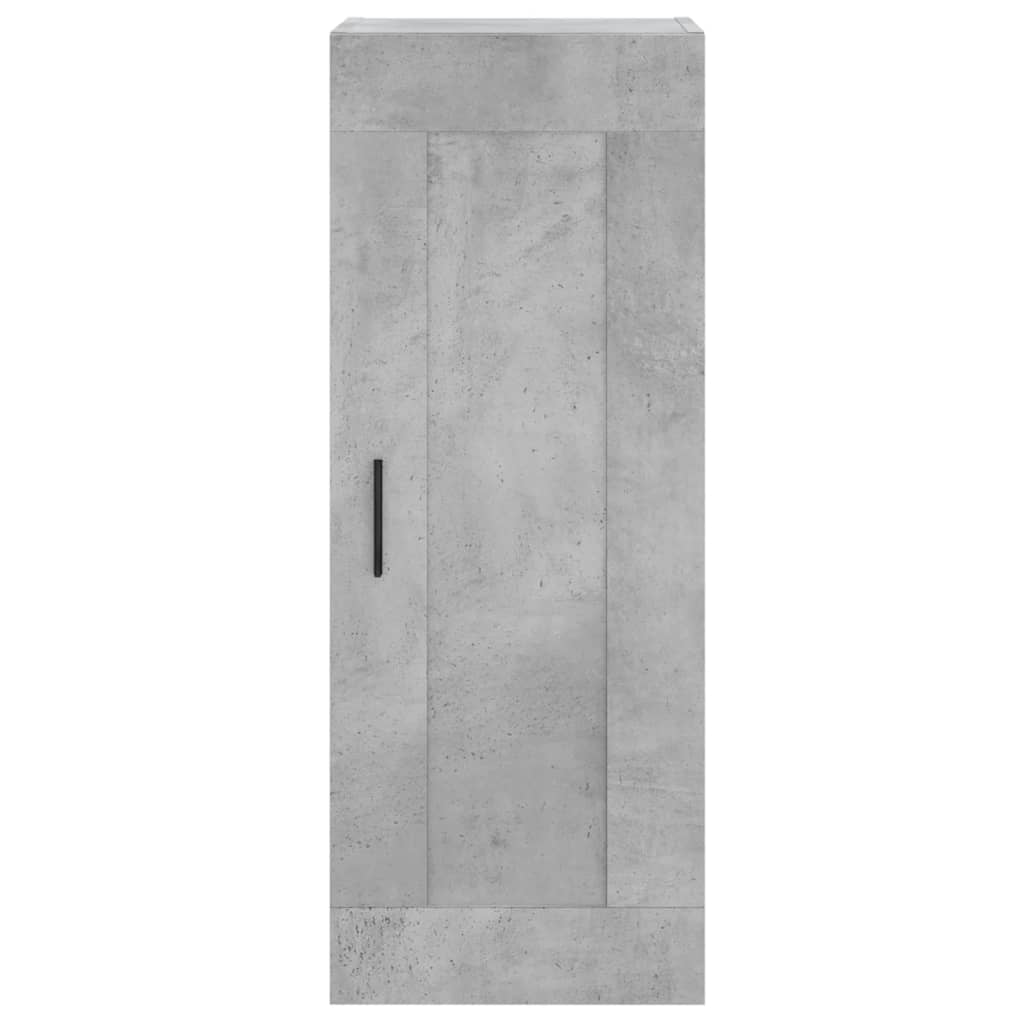 Chest of drawers, concrete grey, 34.5x34x180cm, engineered wood