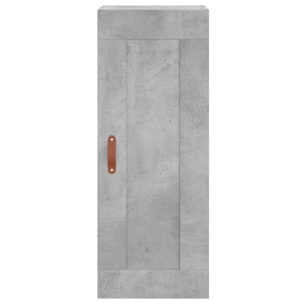 Chest of drawers, concrete grey, 34.5x34x180cm, engineered wood