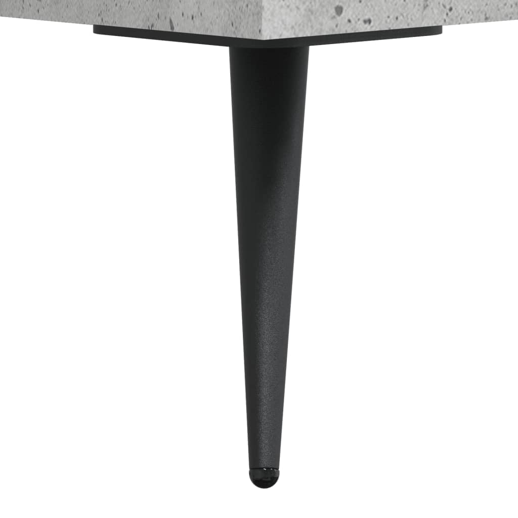 Chest of drawers, concrete grey, 34.5x34x180cm, engineered wood