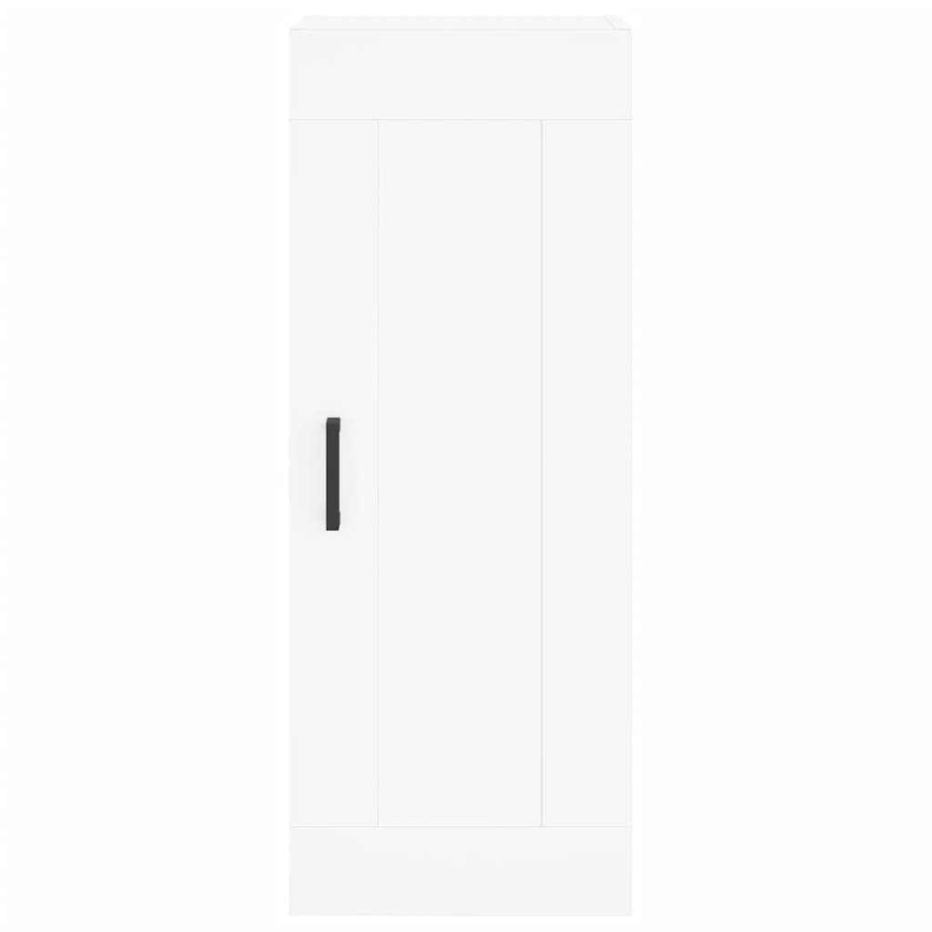 Chest of drawers, white, 34.5x34x180cm, engineered wood
