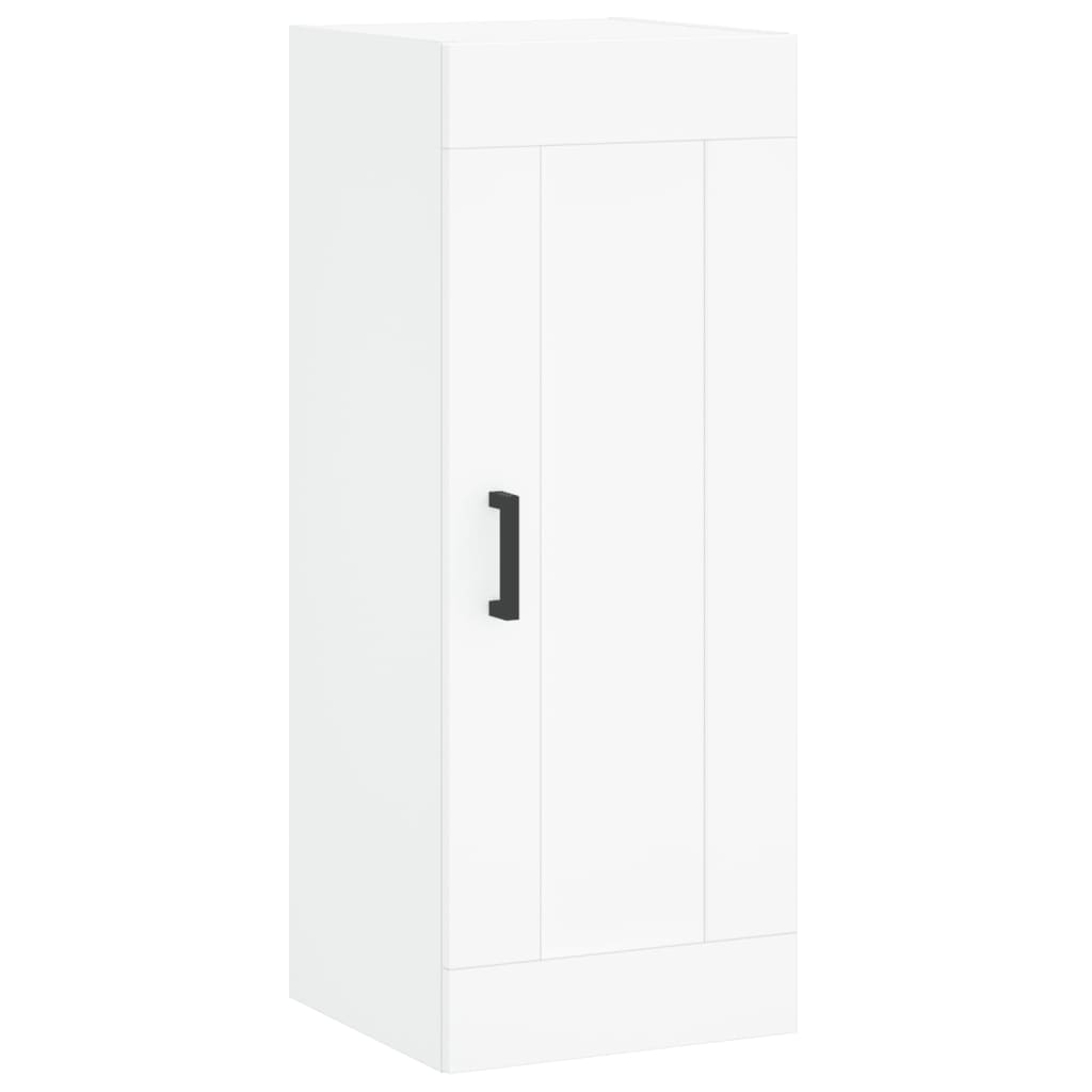 Chest of drawers, white, 34.5x34x180cm, engineered wood