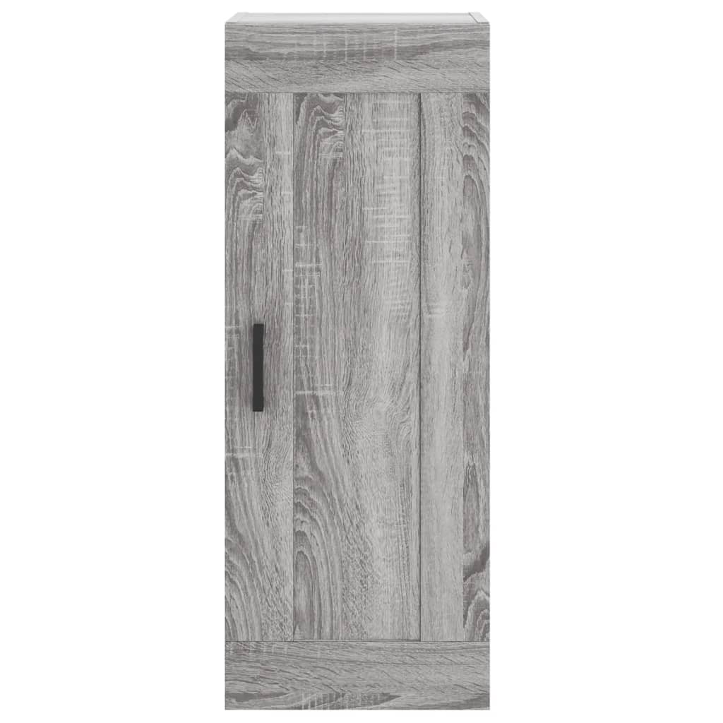 Kumode, pelēka ozolkoka krāsa, 34,5x34x180cm, apstrādāta koksne