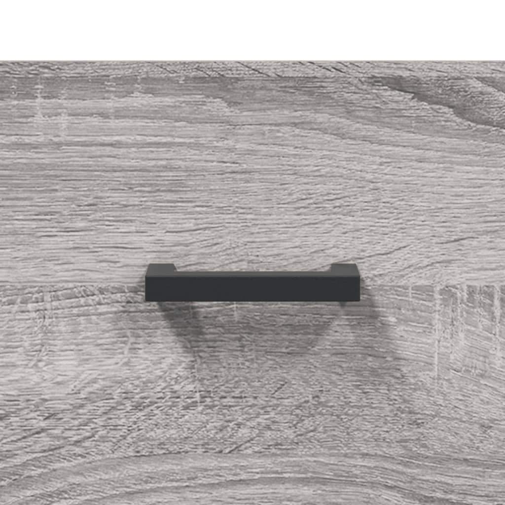 Kumode, pelēka ozolkoka krāsa, 34,5x34x180cm, apstrādāta koksne