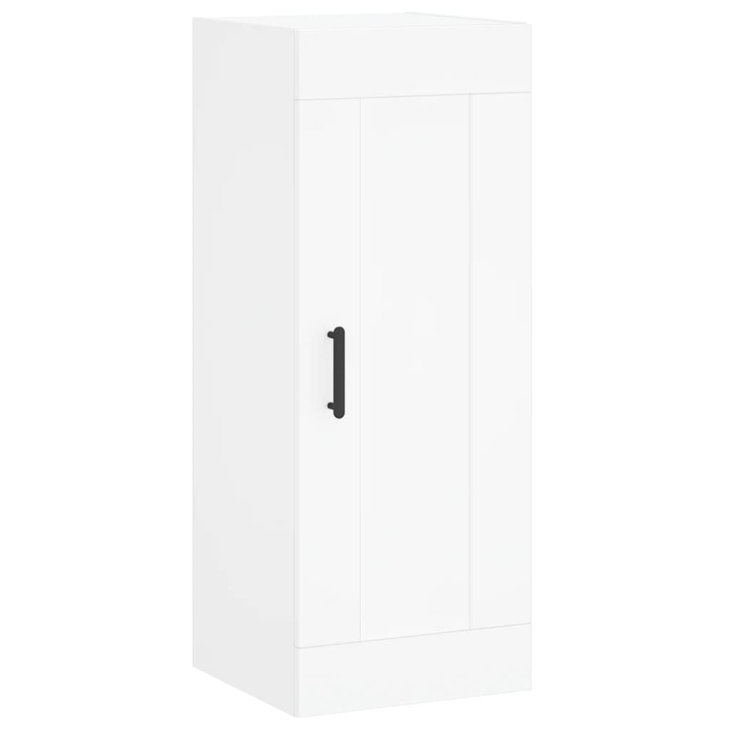 Chest of drawers, white, 34.5x34x180cm, engineered wood
