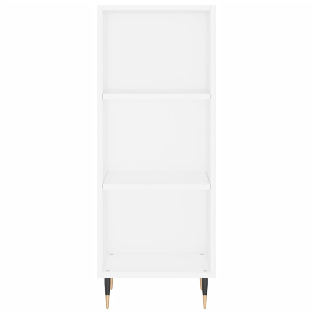 Komoda, baltos spalvos, 34,5x34x180cm, apdirbta mediena