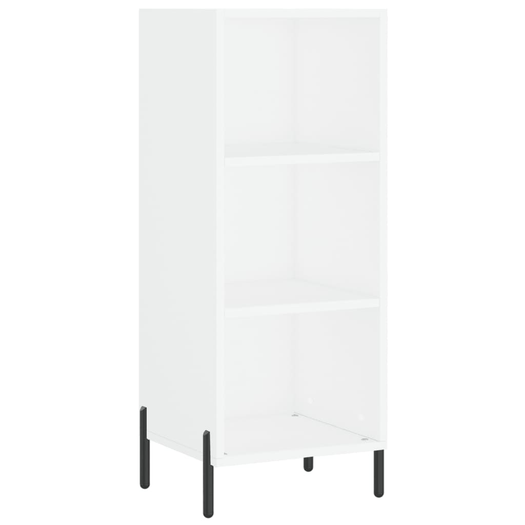 Chest of drawers, white, 34.5x34x180cm, engineered wood