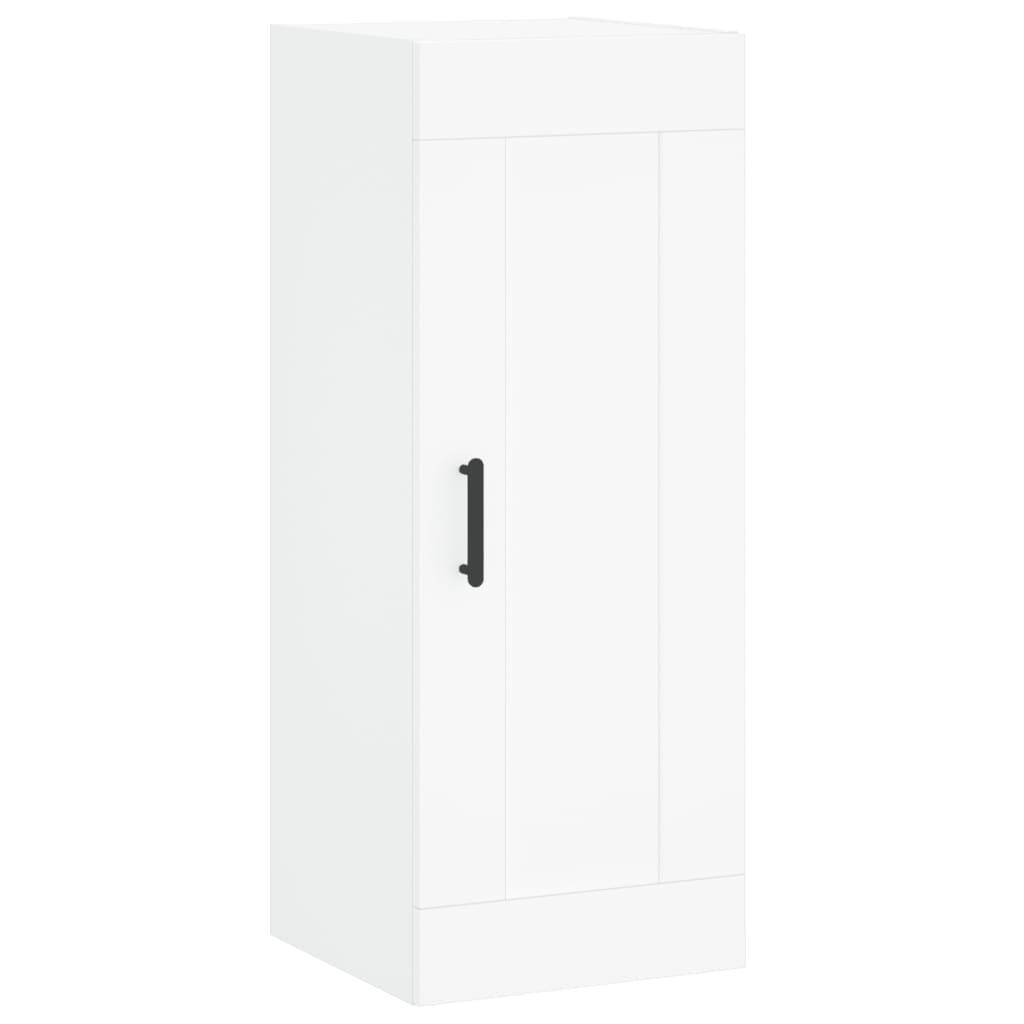 Chest of drawers, white, 34.5x34x180cm, engineered wood