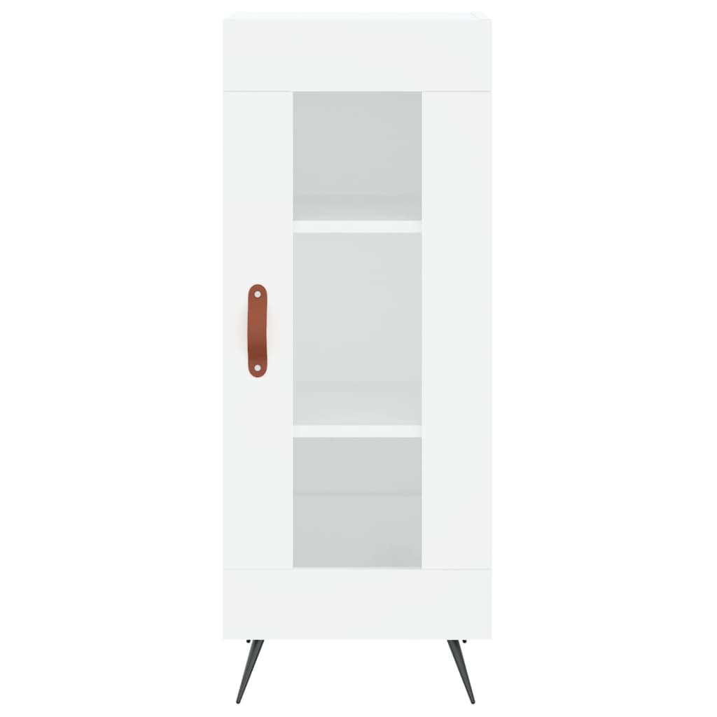 Kumode, balta, 34,5x34x180cm, apstrādāta koksne