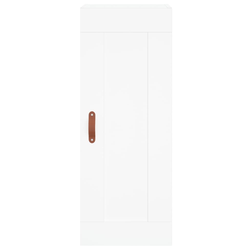 Kumode, balta, 34,5x34x180cm, apstrādāta koksne