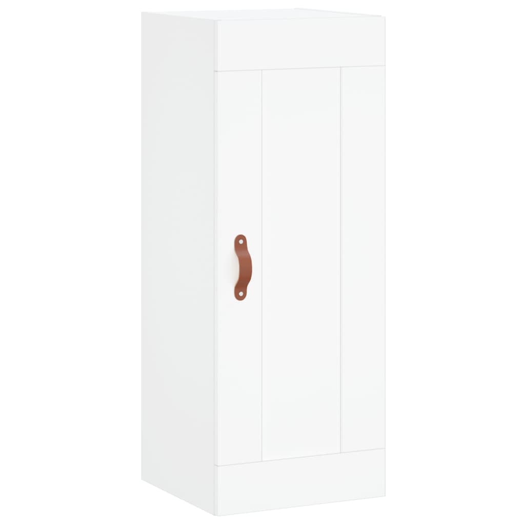 Kumode, balta, 34,5x34x180cm, apstrādāta koksne