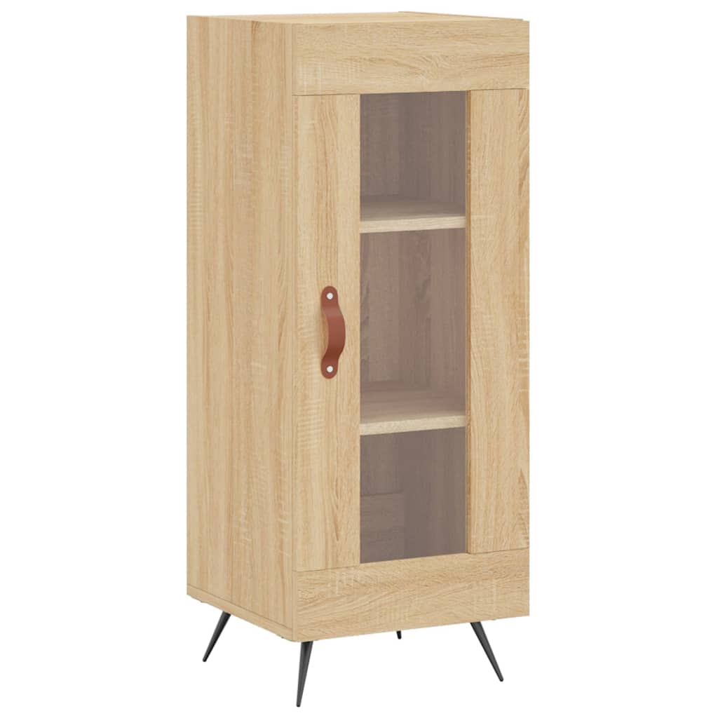 Chest of drawers, Sonoma oak, 34.5x34x180cm, engineered wood