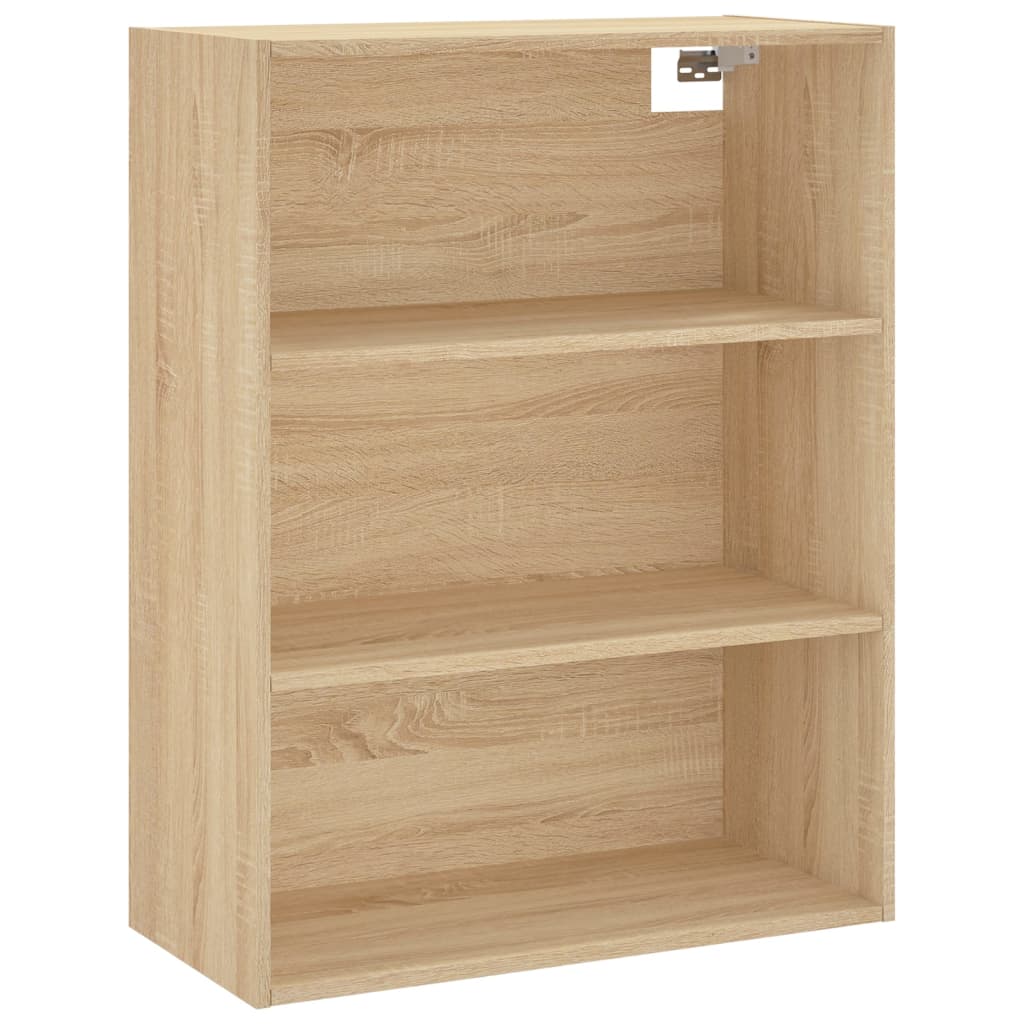 Kumode, ozola sonoma krāsā, 69,5x34x180cm, apstrādāta koksne