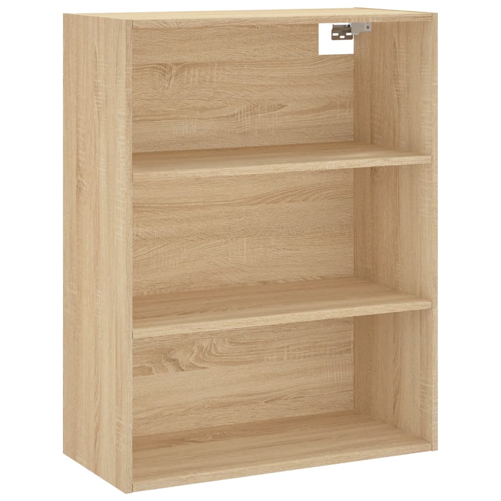 Kumode, ozola sonoma krāsā, 69,5x34x180cm, apstrādāta koksne