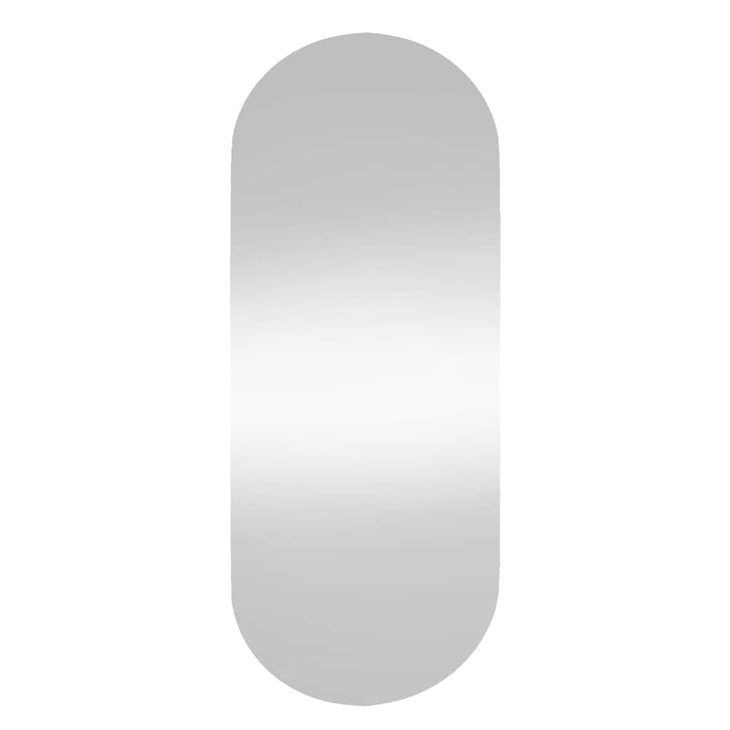 Wall mirror, 30x70cm, glass, oval