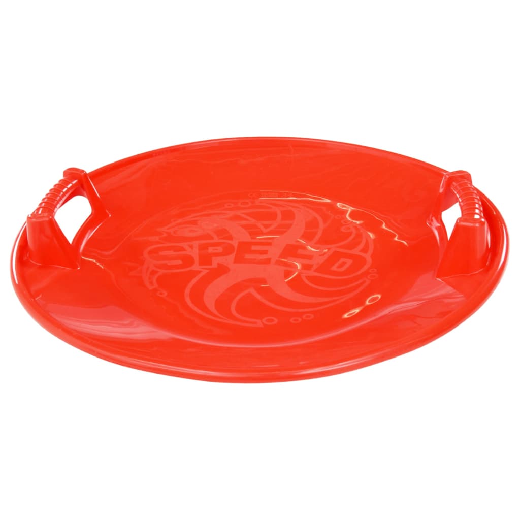 Sled, red, 66.5cm, PP, round