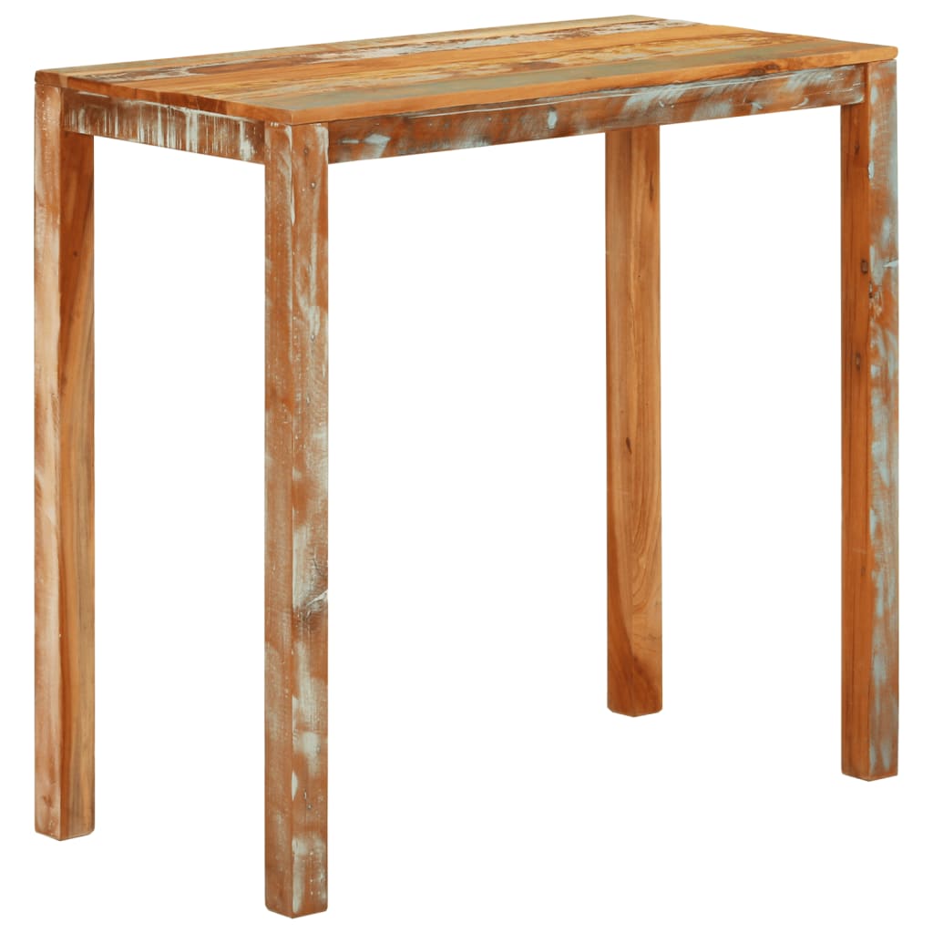 Bāra galds, 112x55x108cm, otrreizēji pārstrādāta koka masīvs