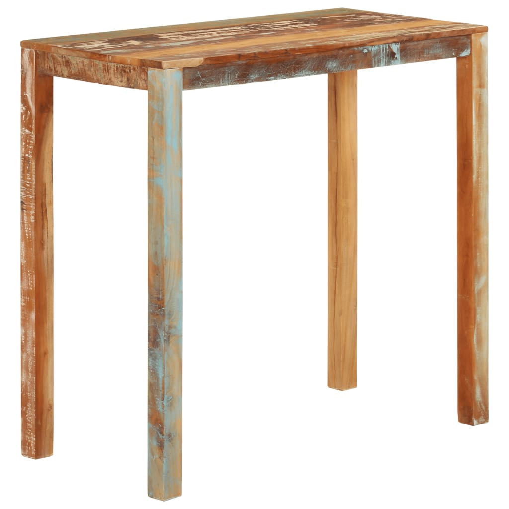 Bāra galds, 112x55x108cm, otrreizēji pārstrādāta koka masīvs