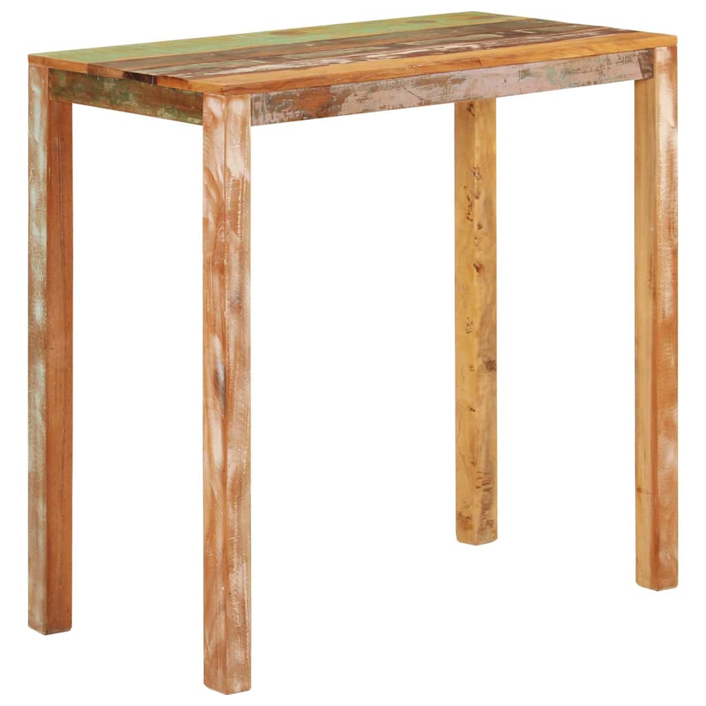 Bāra galds, 112x55x108cm, otrreizēji pārstrādāta koka masīvs