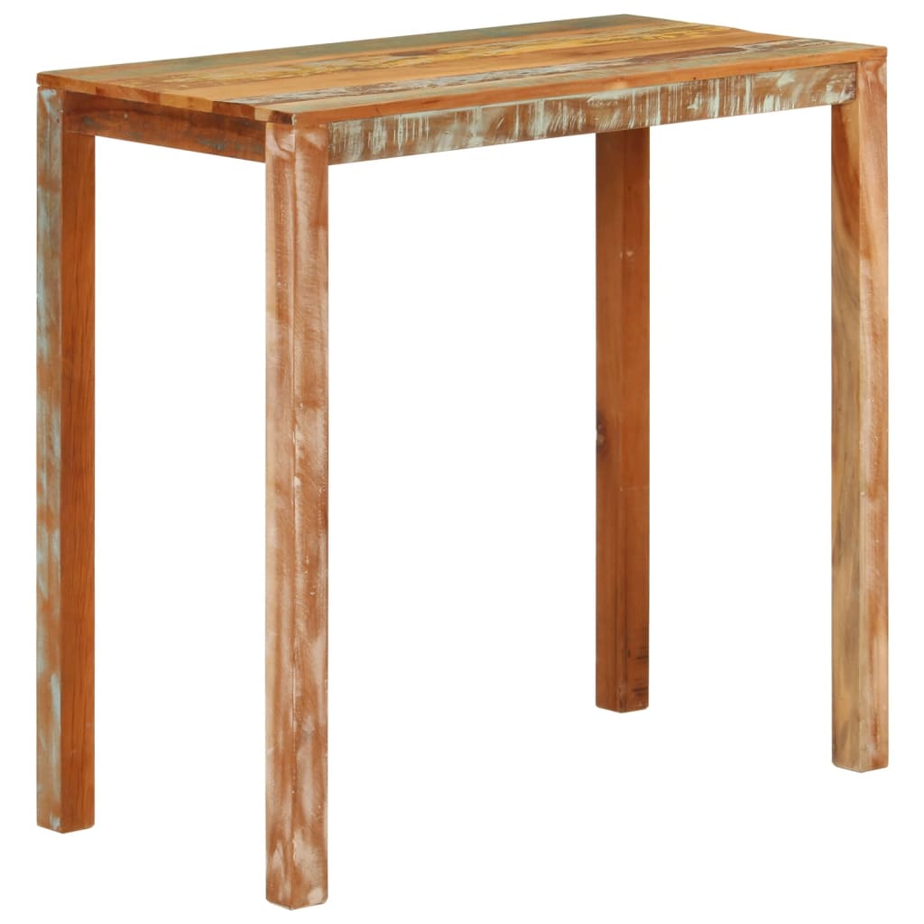 Bāra galds, 112x55x108cm, otrreizēji pārstrādāta koka masīvs