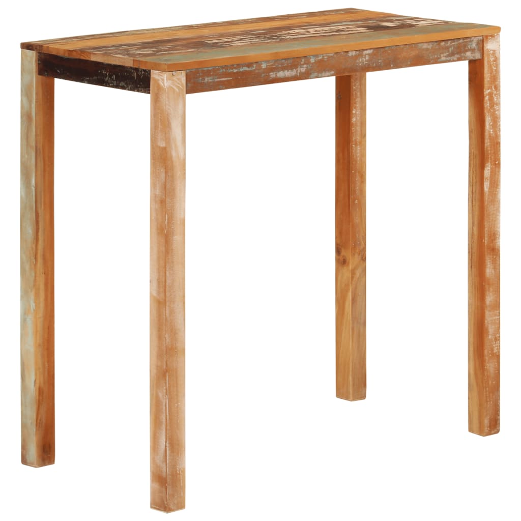 Bāra galds, 112x55x108cm, otrreizēji pārstrādāta koka masīvs
