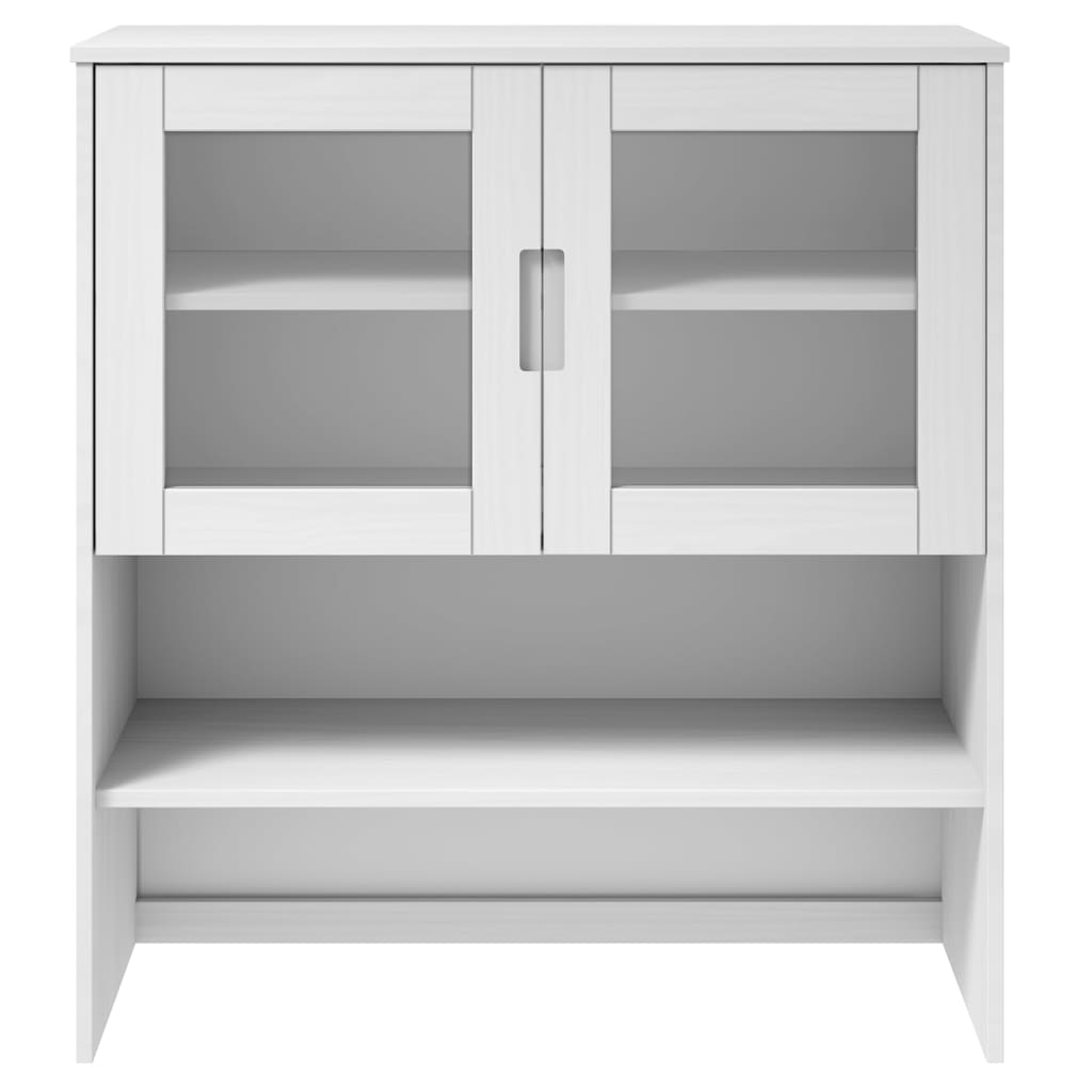 CHEST TOP MOLDE, white, 90x35x100cm, solid pine