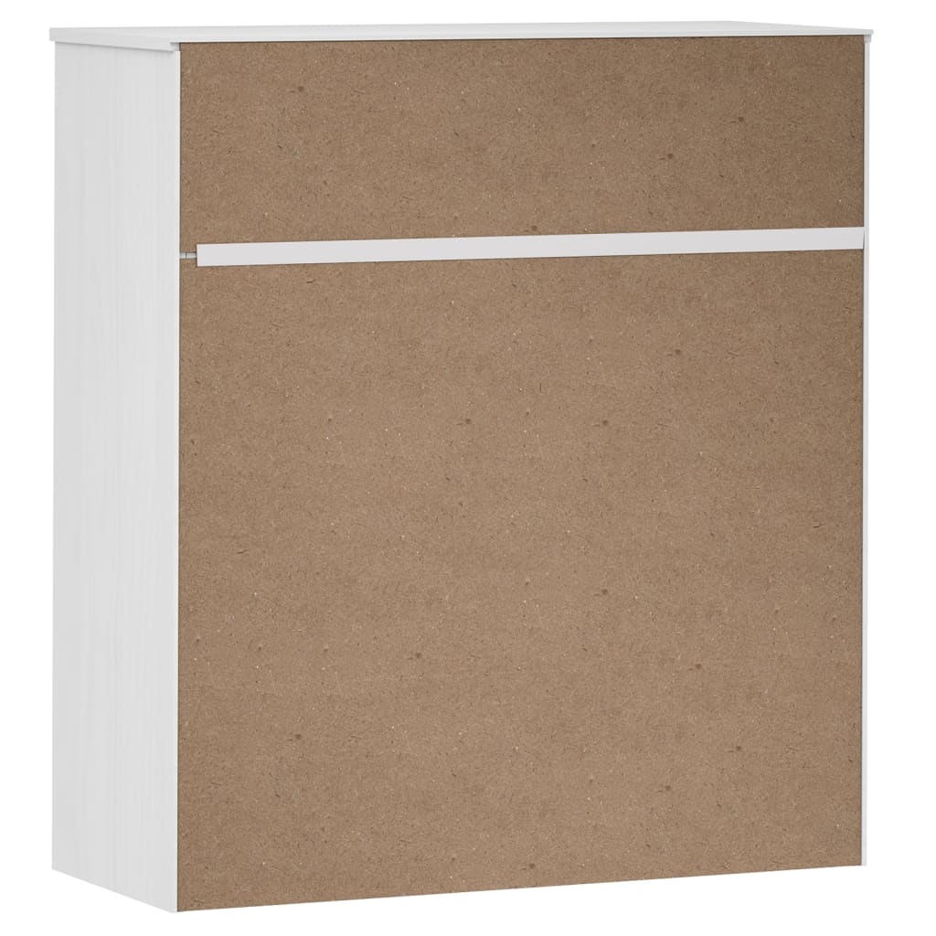 CHEST TOP MOLDE, white, 90x35x100cm, solid pine