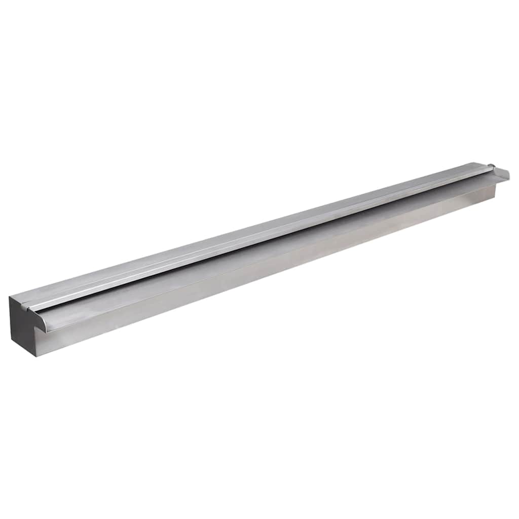 Baseino fontanas-krioklys su LED, nerūdijantis plienas, 110cm