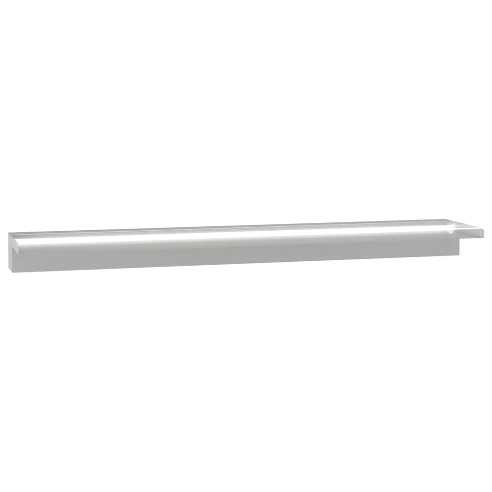 Baseino fontanas-krioklys su LED, nerūdijantis plienas, 110cm