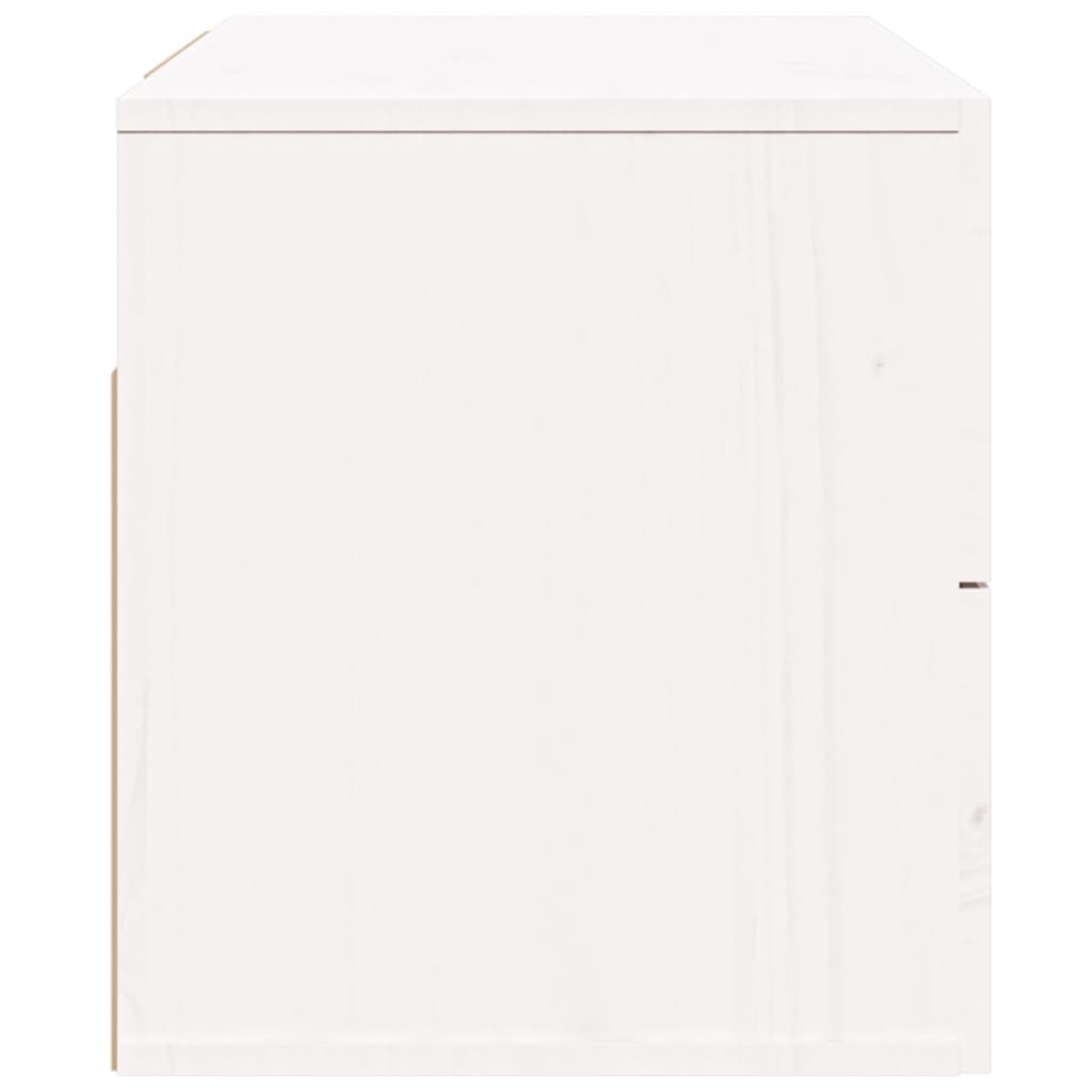 Wall-mounted bedside tables, 2 pcs., white, 50x36x40cm
